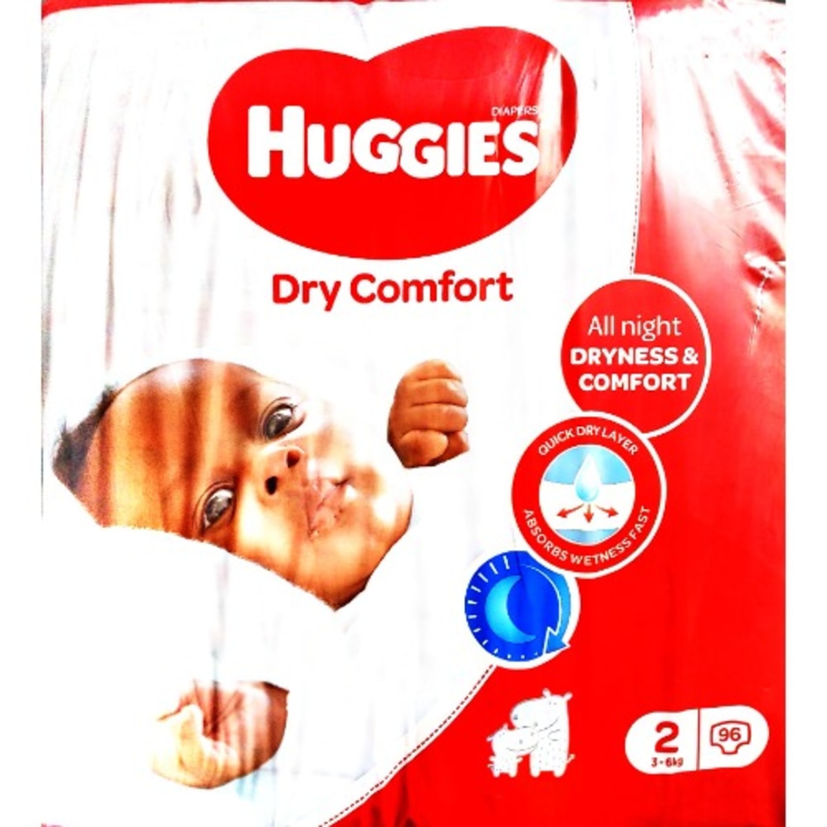Huggies size 2 96 pack top