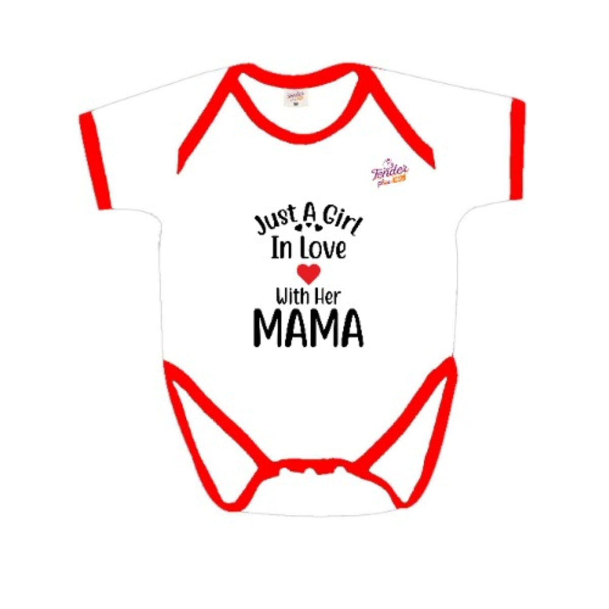 Cute Baby Onesies Just A Girl In Love With Her Mama Konga
