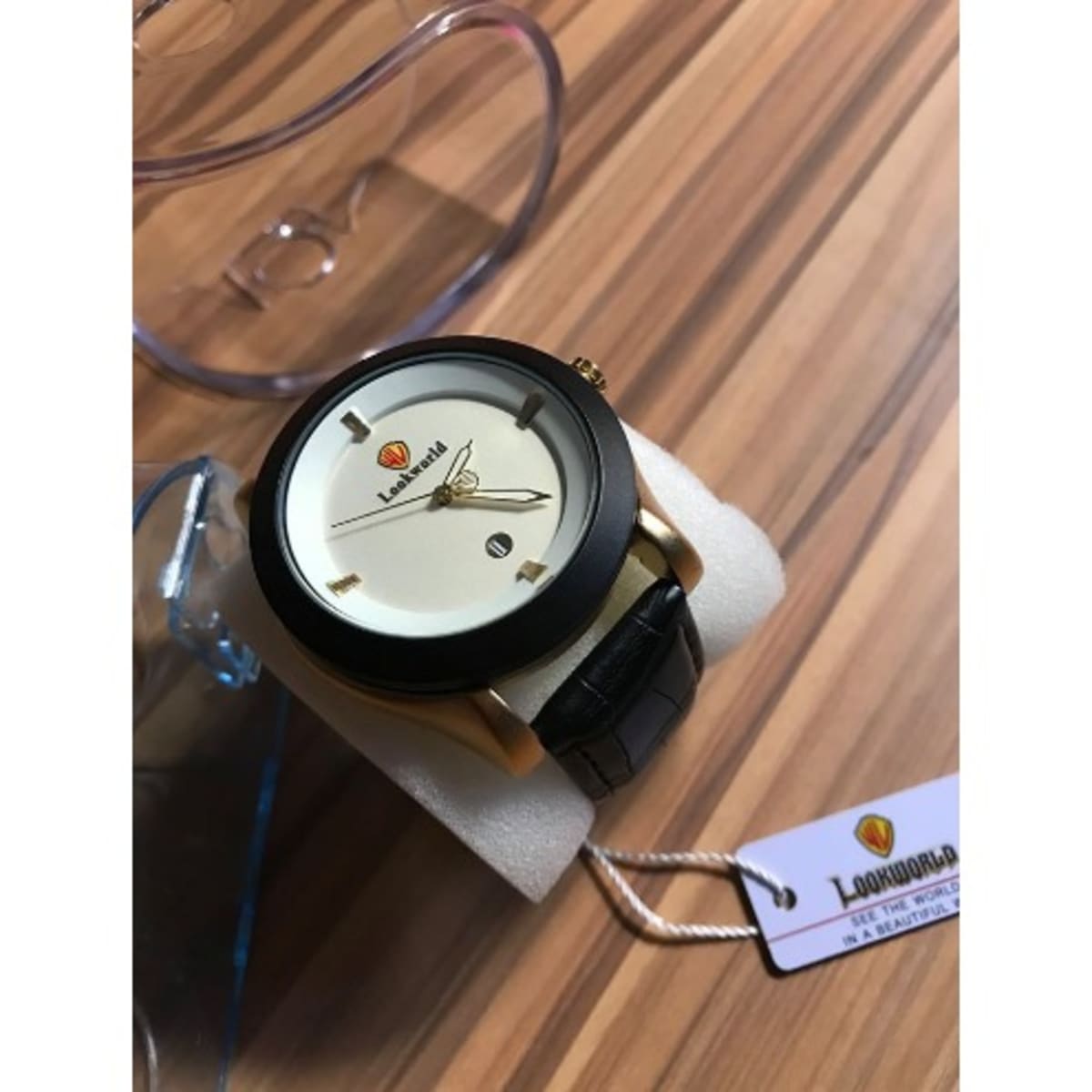 Lookworld leather hotsell wrist watch