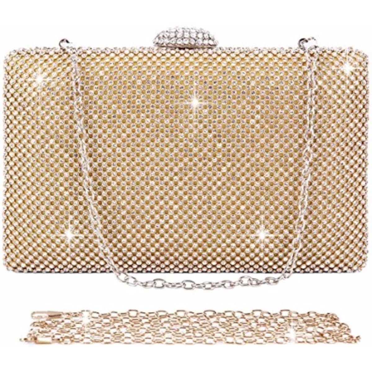 Gold sale cocktail purse