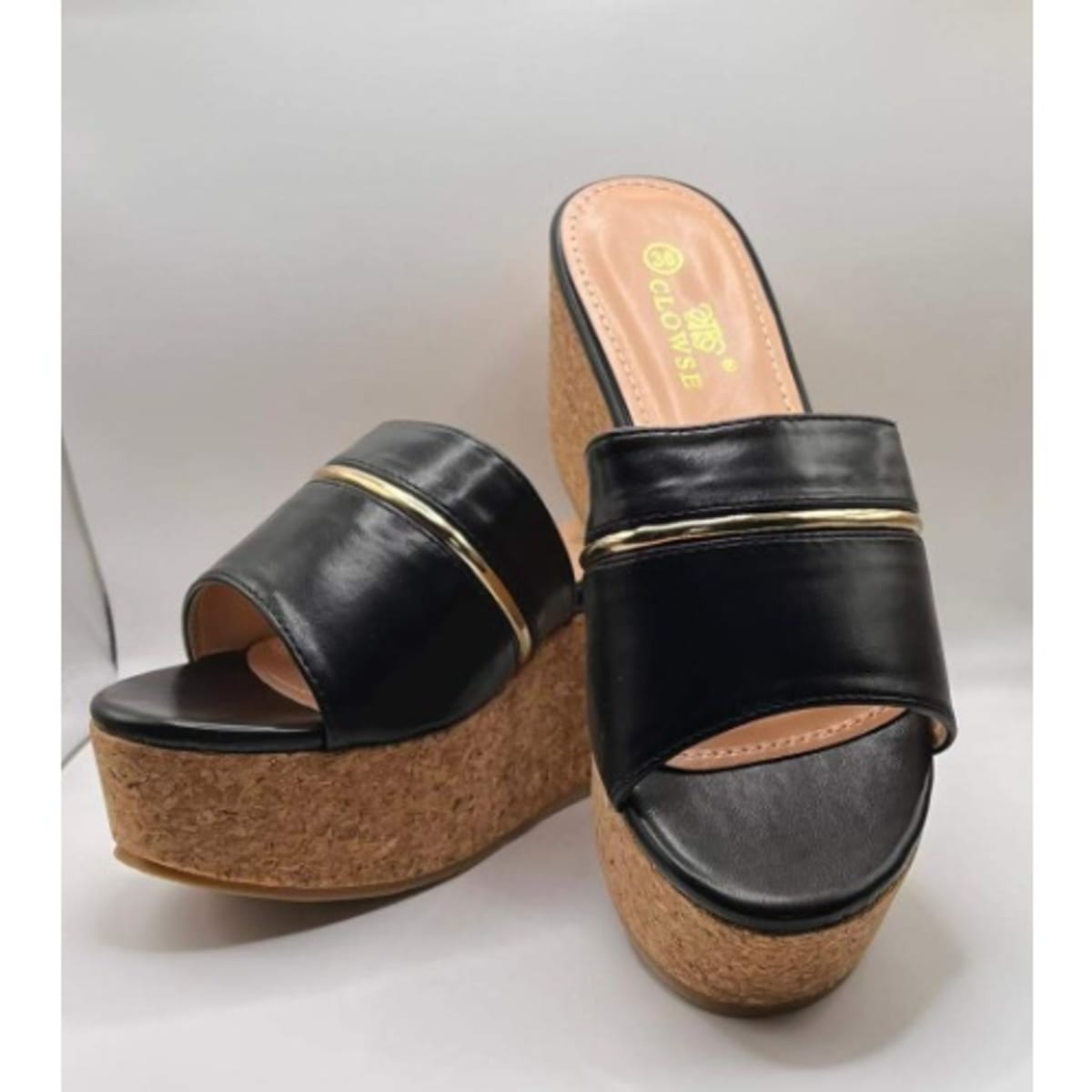 Clowse Light Weight Wedge Slippers Black Konga Online Shopping