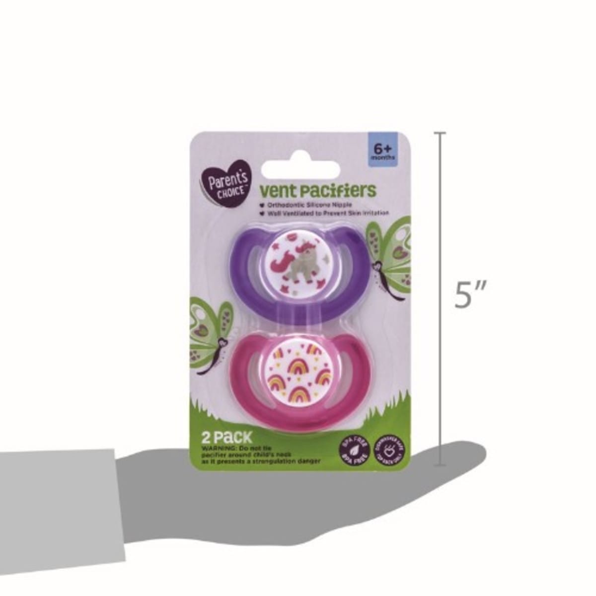 Parent s Choice Silicone Orthodontic Vent Pacifiers 2 Count 6