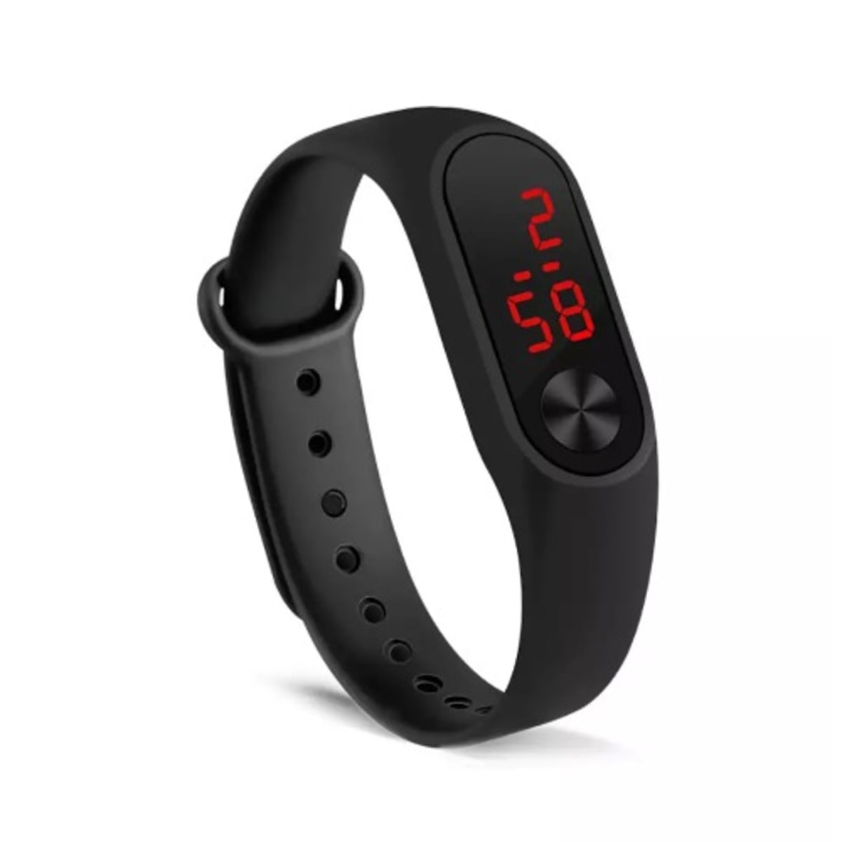 Unisex Silicone Led Watch Black Konga Online Shopping