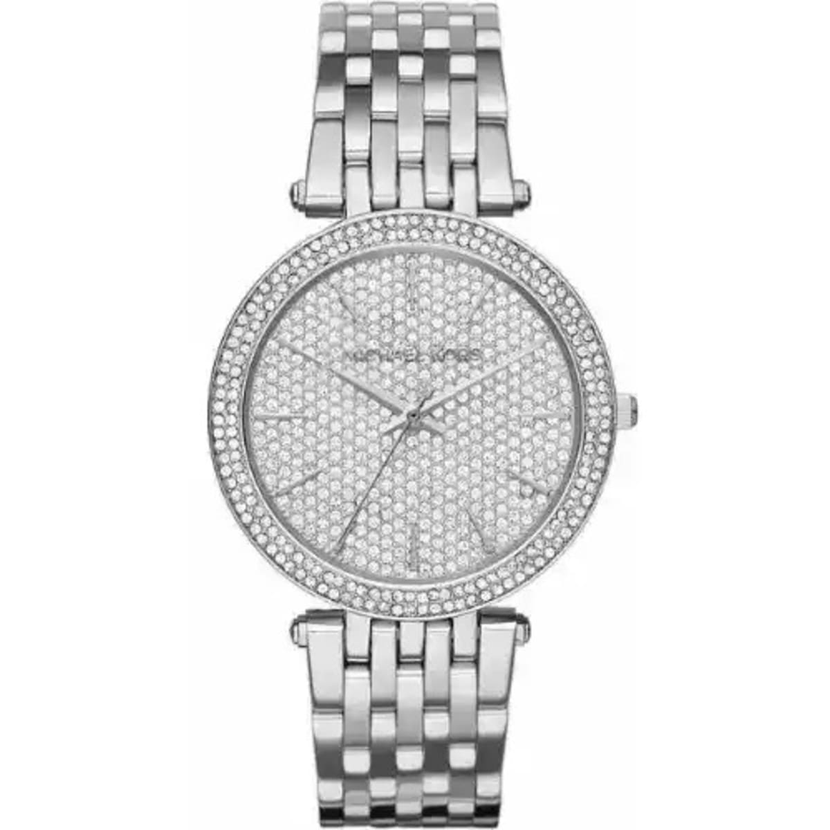 Michael kors discount glitz watch silver