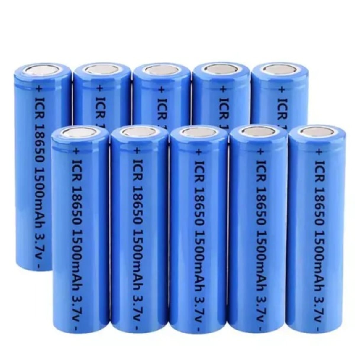 Lithium Ion Rechargeable Batteries 18650 - 5000mAh - 3.7v - 10pieces