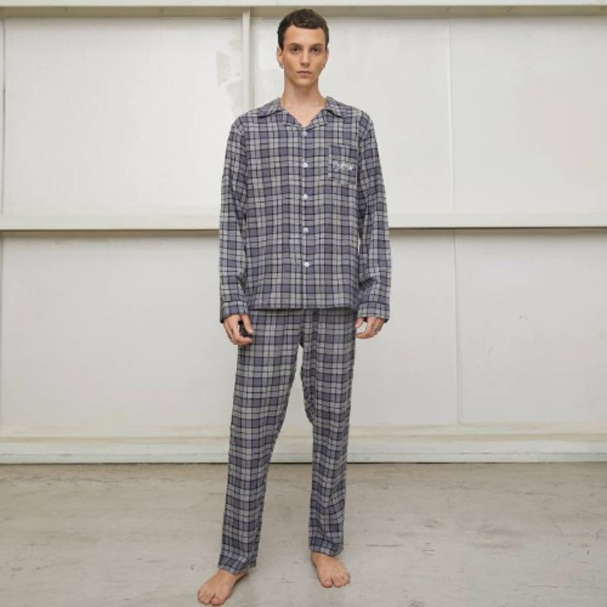 Polyester store pyjamas mens