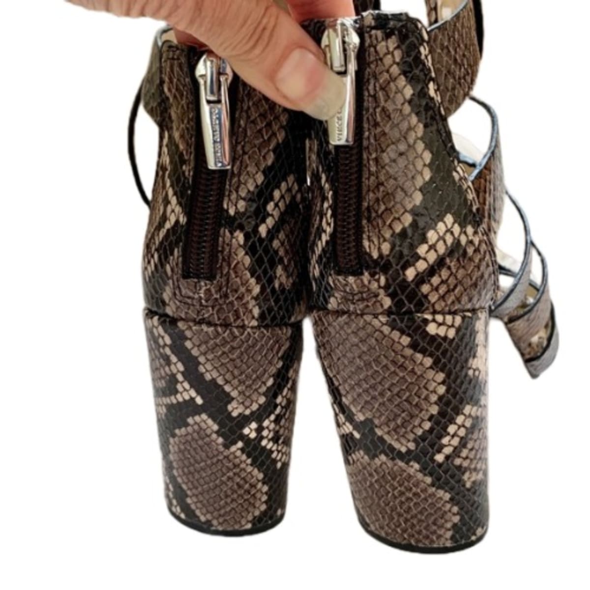 Vince Camuto Phandras Snakeskin Lace up Sandal Konga Online Shopping