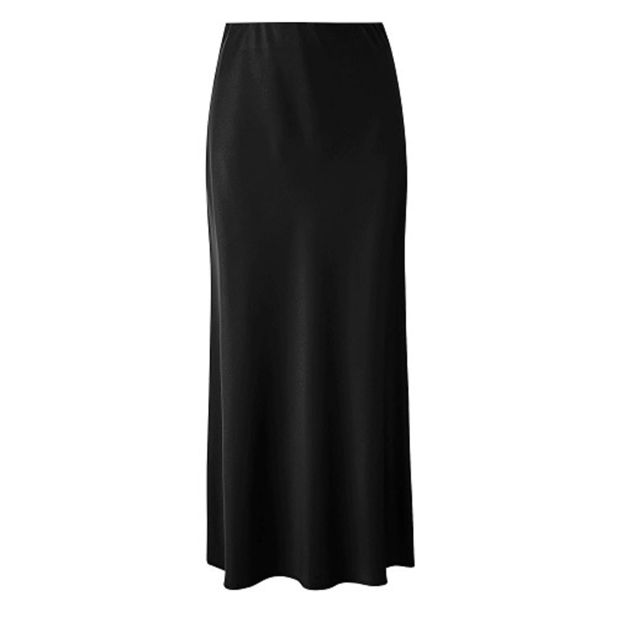 Capsule Satin Column Midi Skirt Plus Size 16 To 26 Black