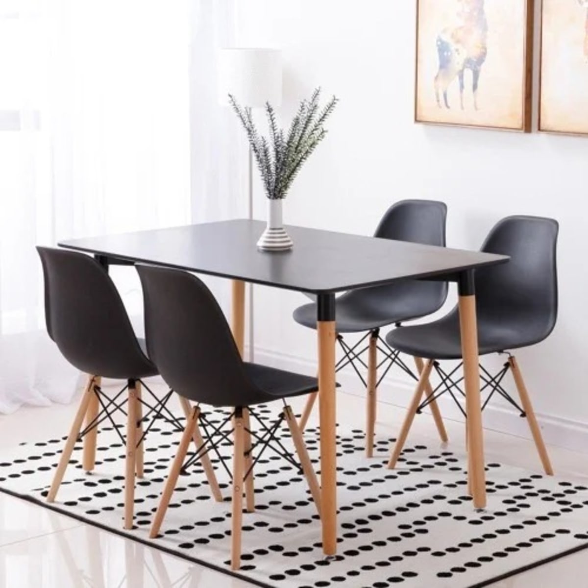 Eames discount table chair