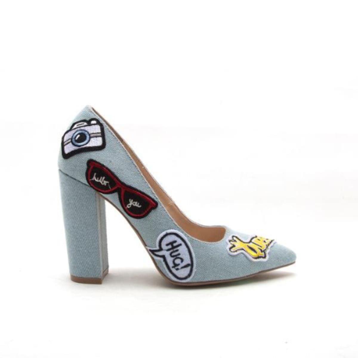 Qupid Ladies Signal 21 Denim Pumps Light Blue Konga Online