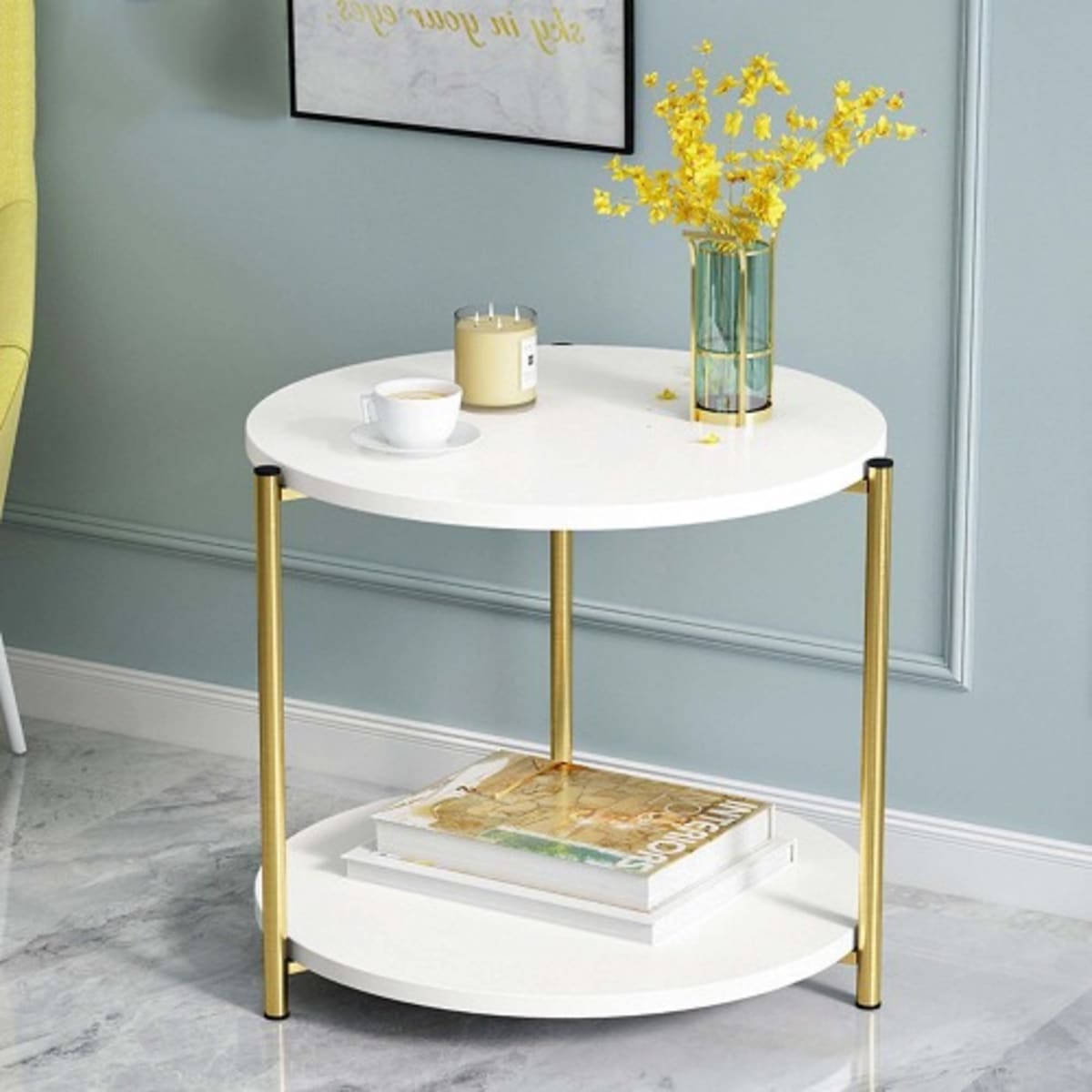 Round Coffee Center Table For Living Room corner Sofa Konga