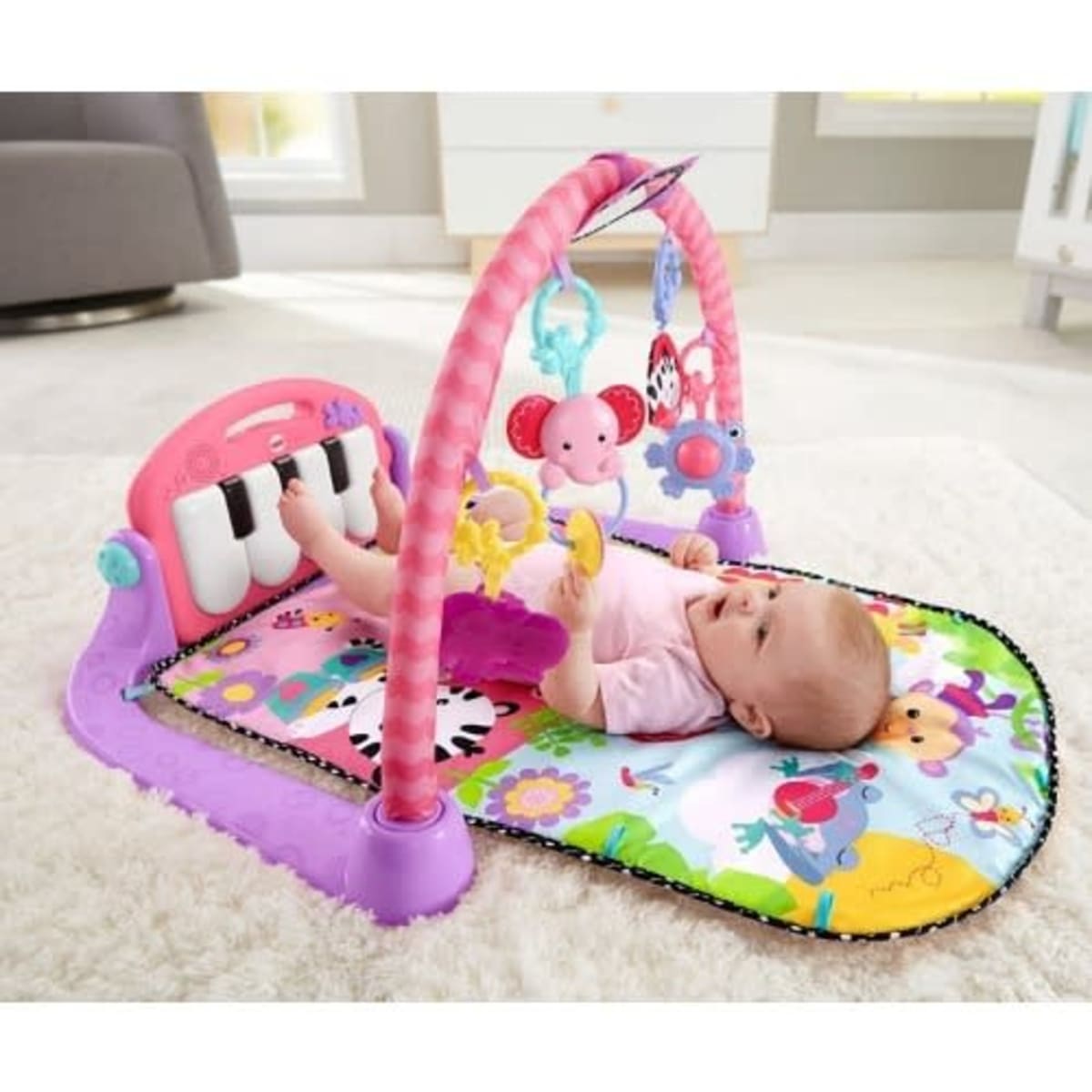 Fisher price 2025 piano mat pink