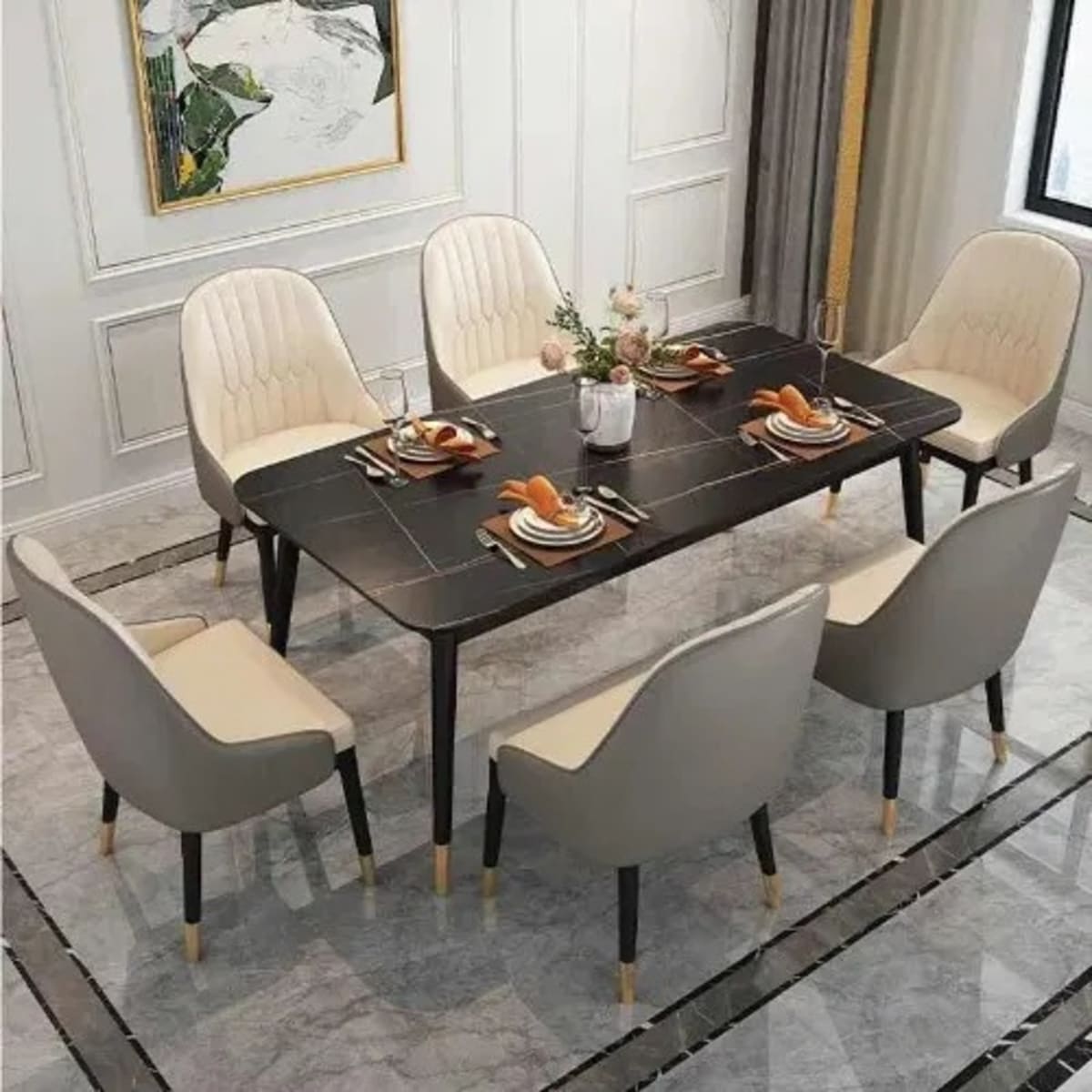 Dining chairs online set of 6 clearance
