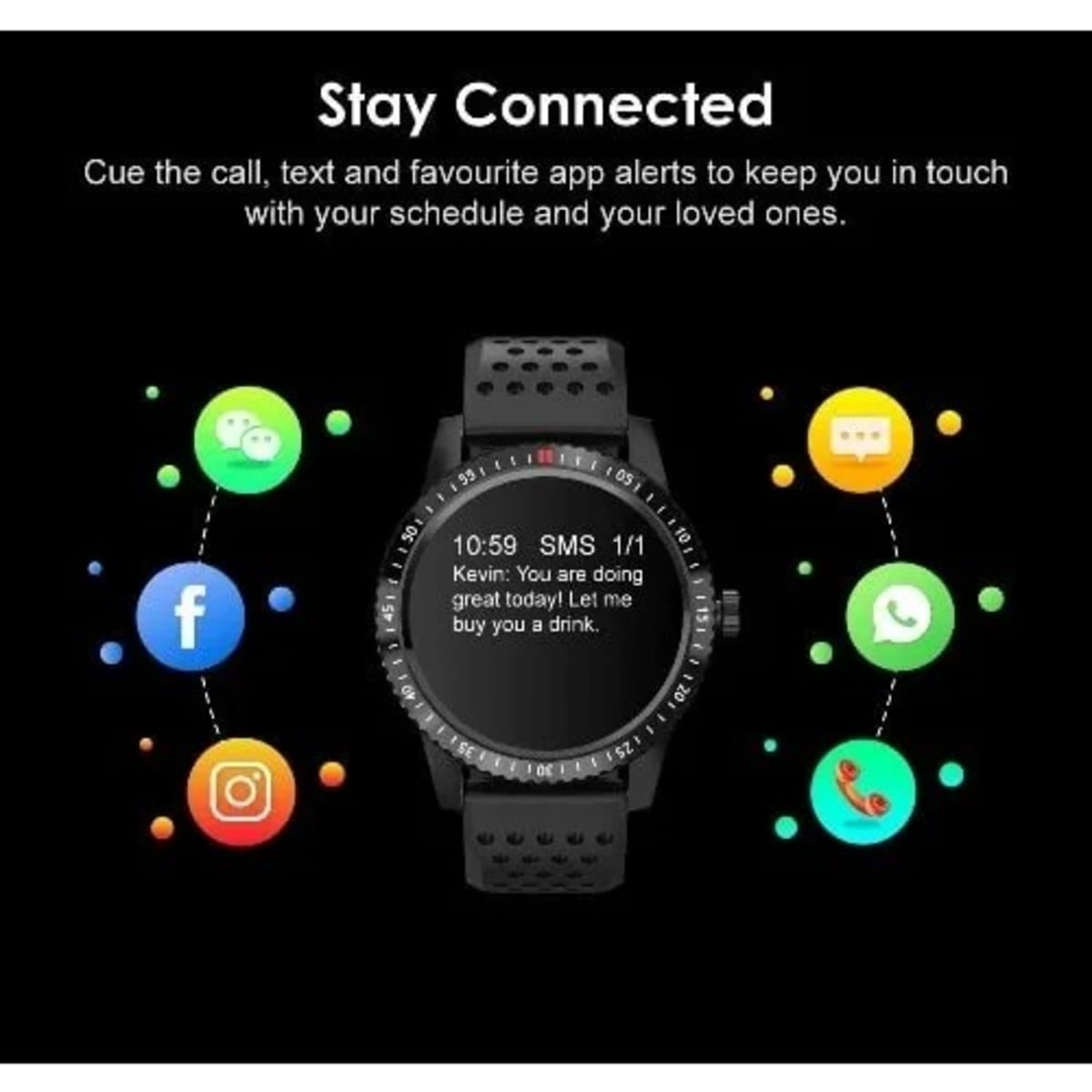 Oraimo smart watch discount specification