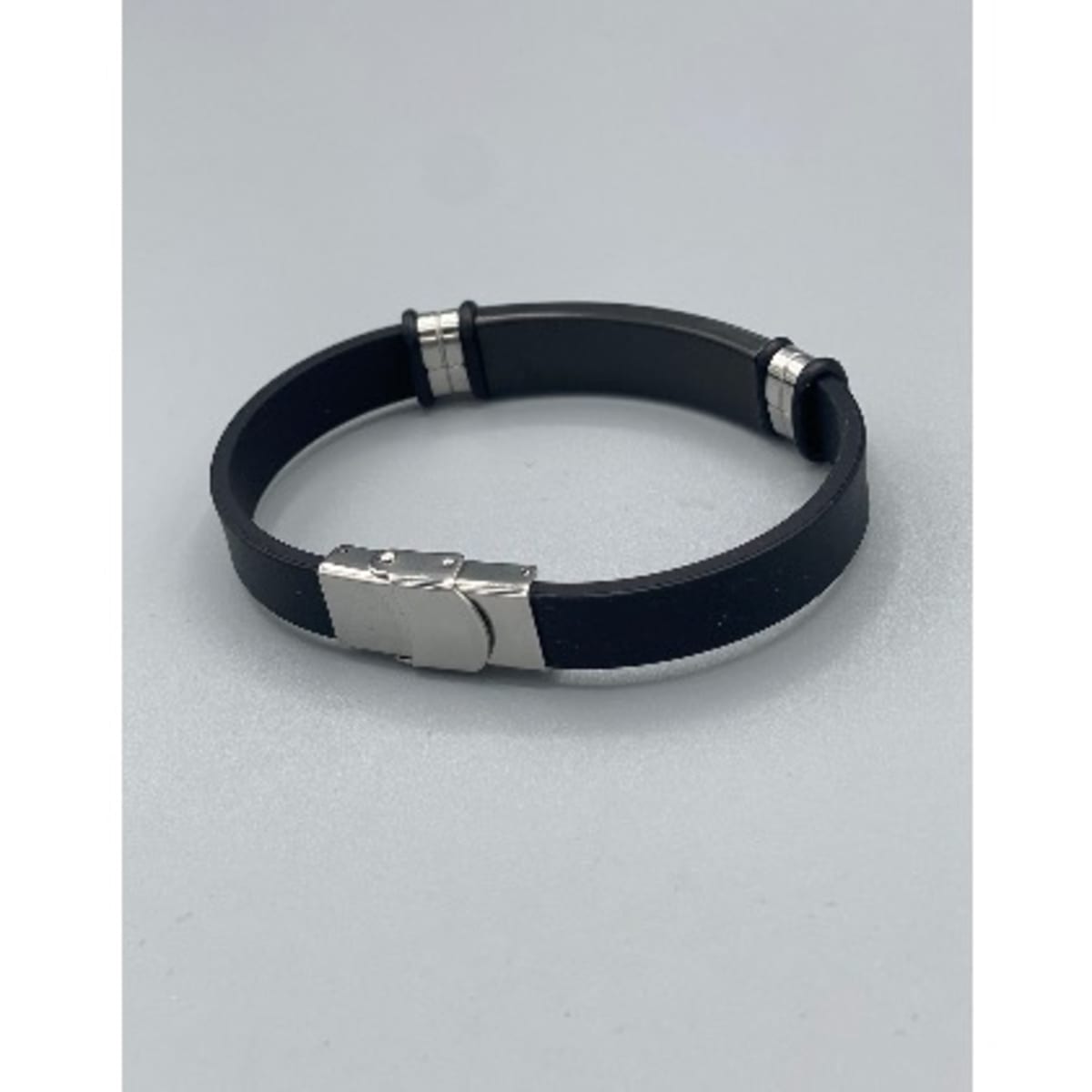 Mens silicone bracelet top