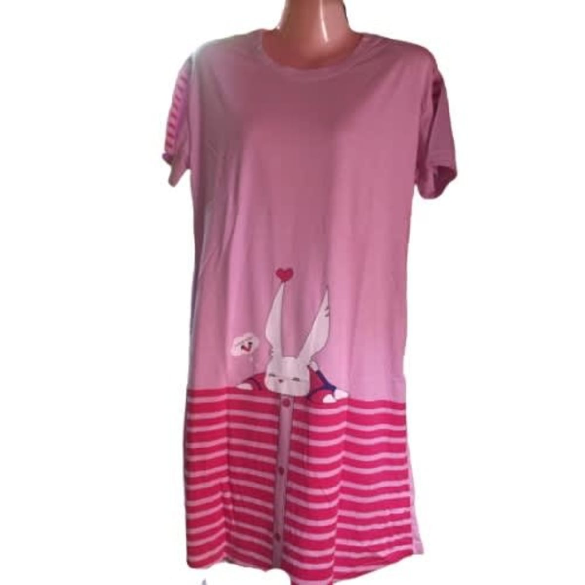 Ladies Cotton Night Wear Gown Pink Konga Online Shopping