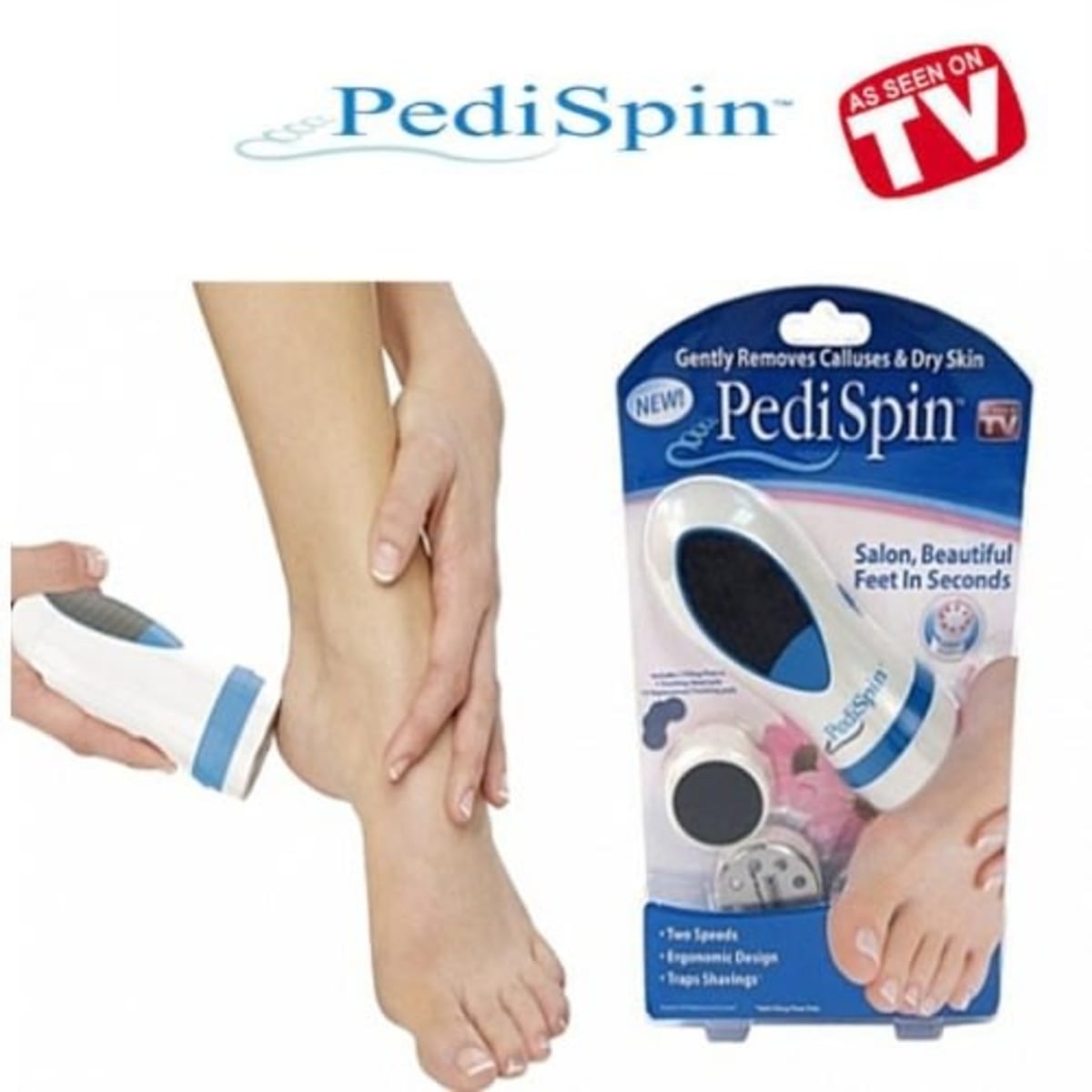 Pedi Spin Foot Care Electric Remove Calluses Massager Pedicure