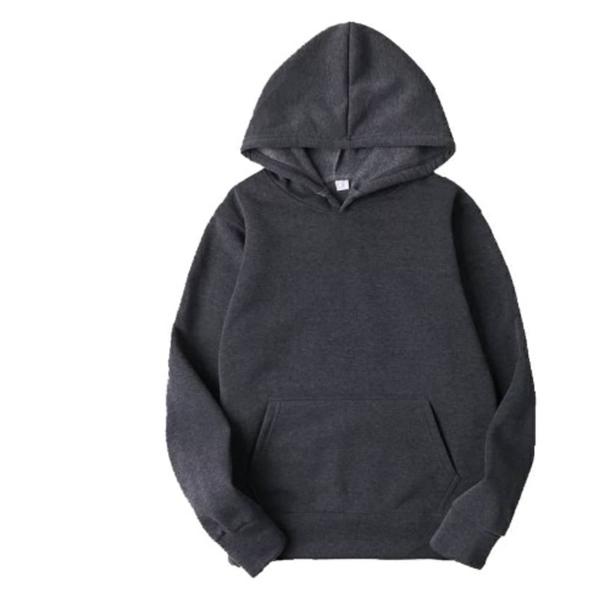 Dark grey hoodie top