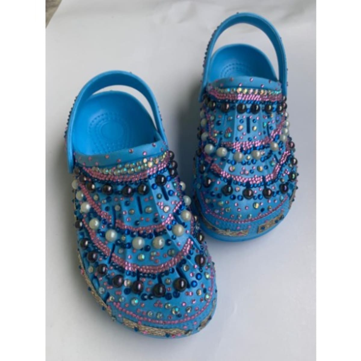 Bling Custom Clogs Blue Konga Online Shopping