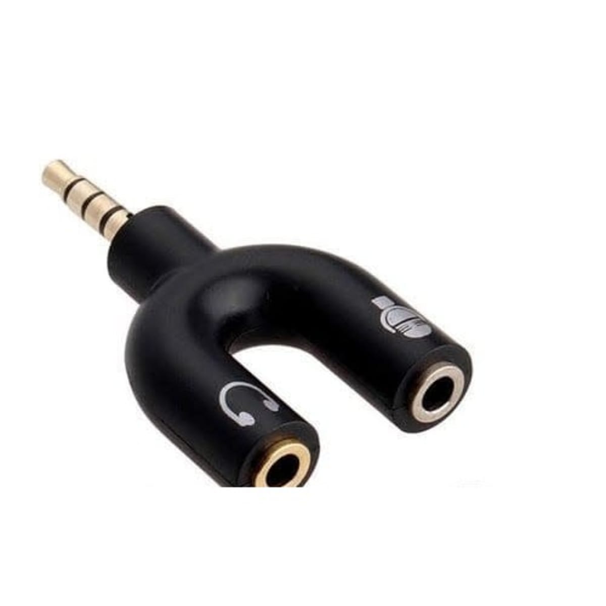 Audio Splitter Jack Plug Male To AUX Female Microphone Converter & Adapter - 3.5mm
