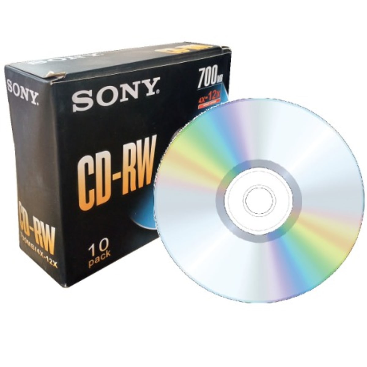 CD Rewritable CD-RW 700MB 80 Minute