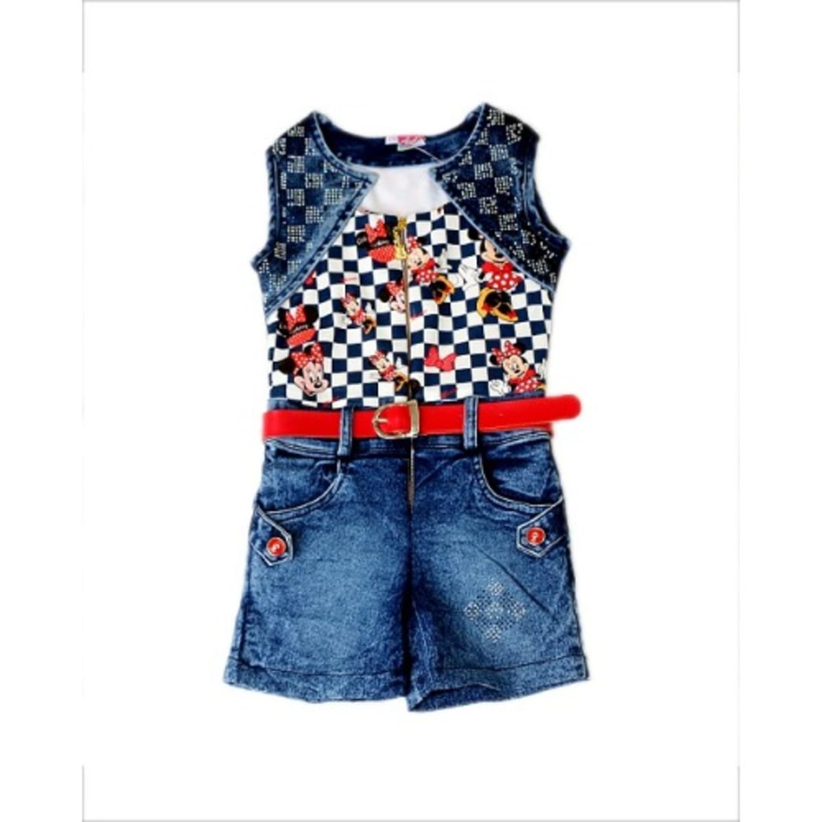 Girls online jean romper