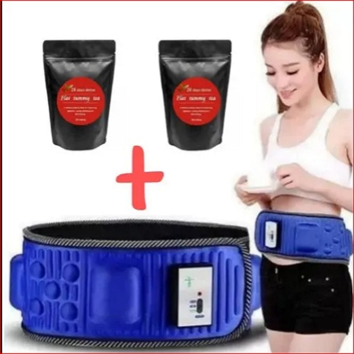 X5 Slimming Belt +2 Pack Of Flat Tummy Tea