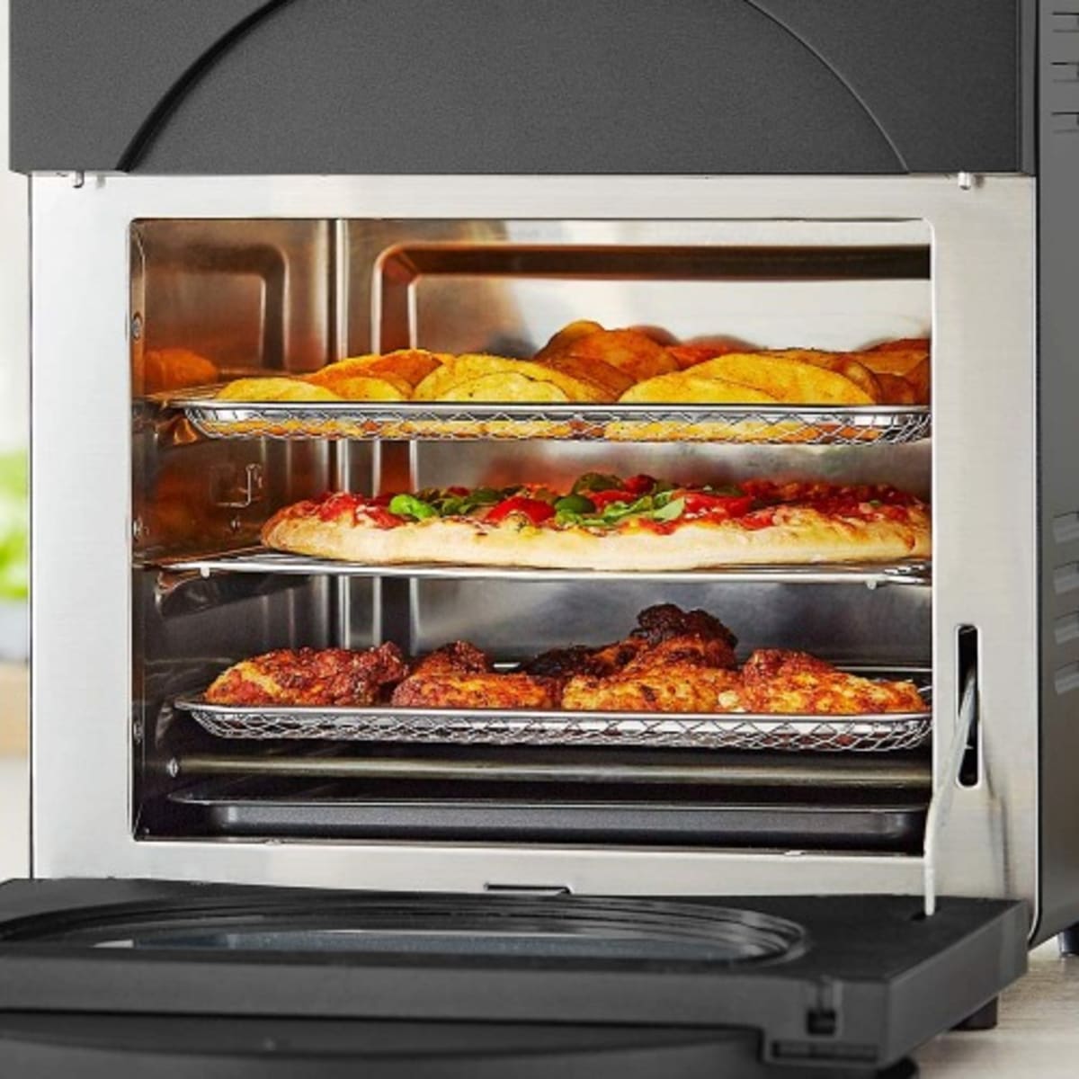 Tower vortx xl 14.5 l 5 in 1 digital air fryer shop oven with rotisserie