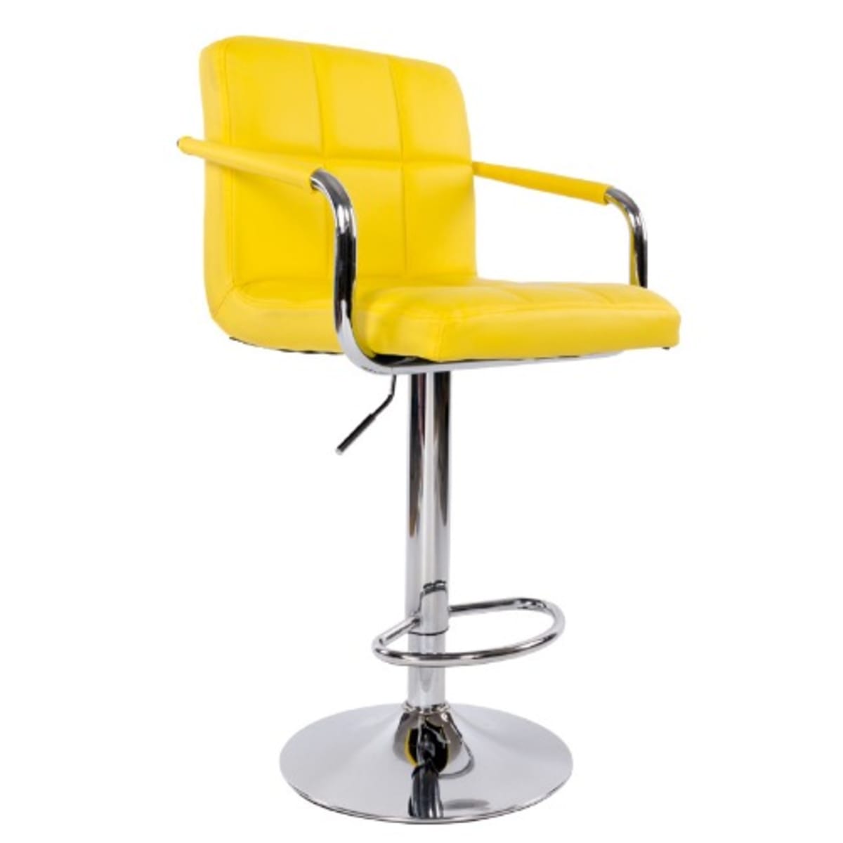 Yellow counter sales height chairs