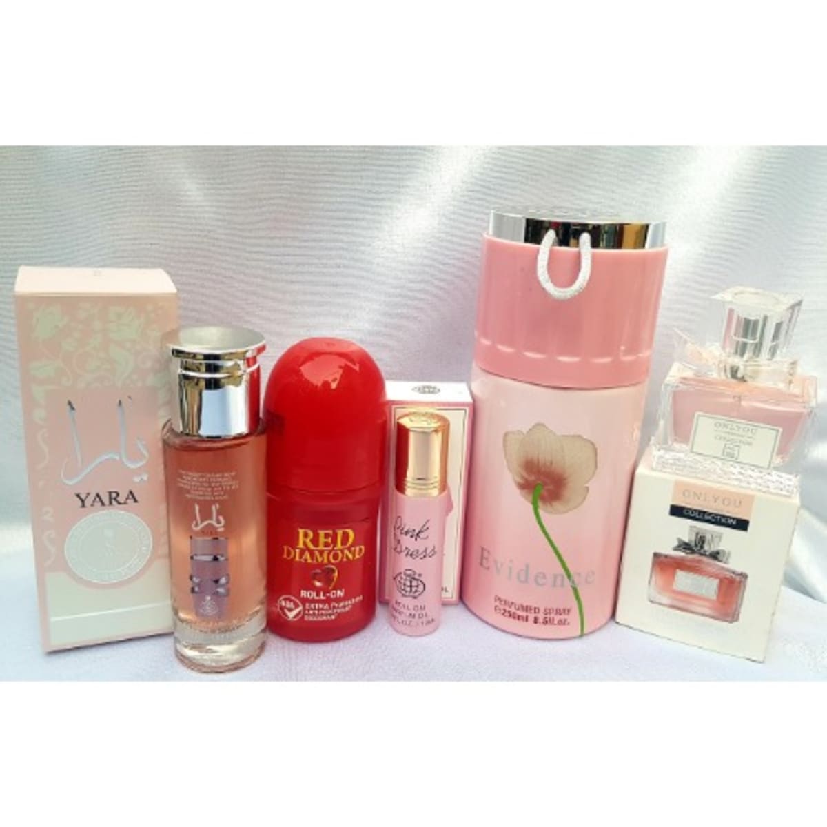 Female perfume shop gift set