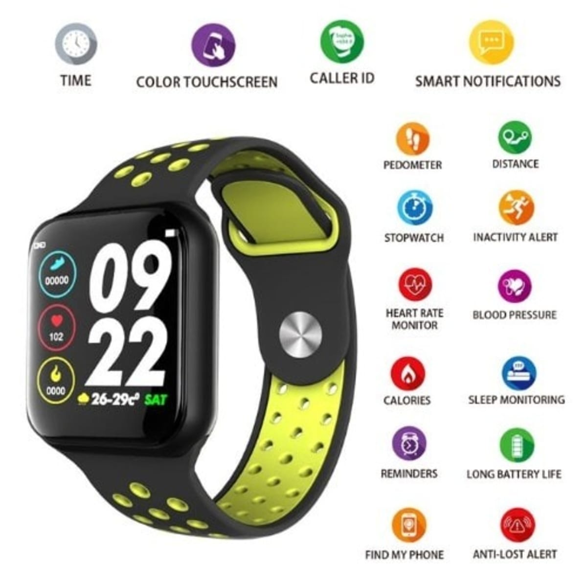 Smart bracelet f8 sales
