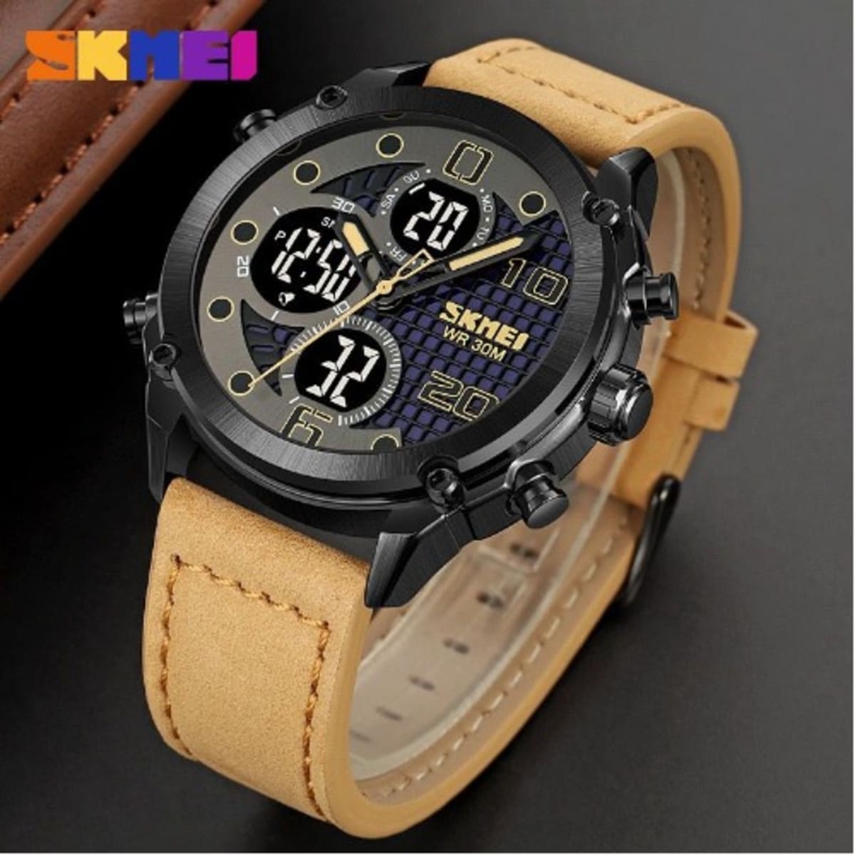 Dual online wrist watch