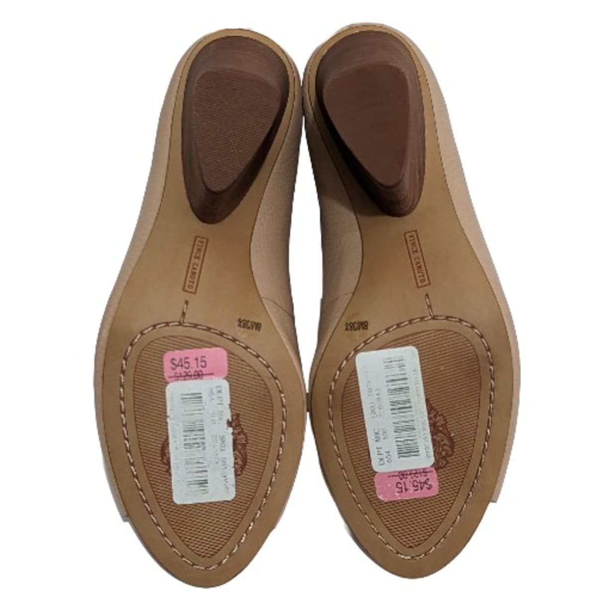 Vince Camuto Andrita Morocco Leather Peep toe Booties Heels