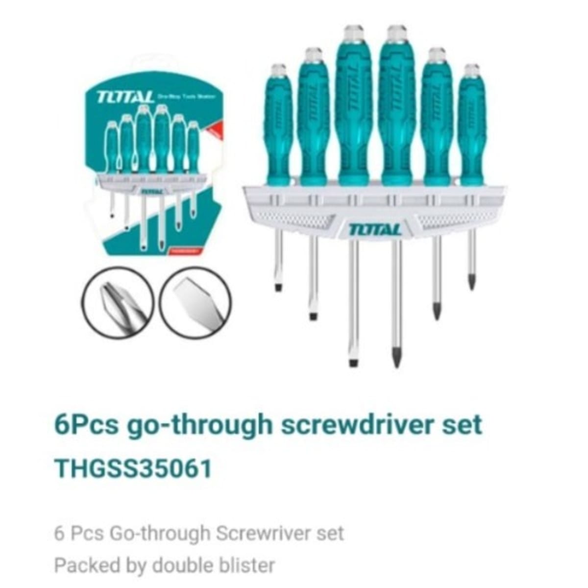 Total Go through Mechanical Screwdriver Set 6pcs Konga Online