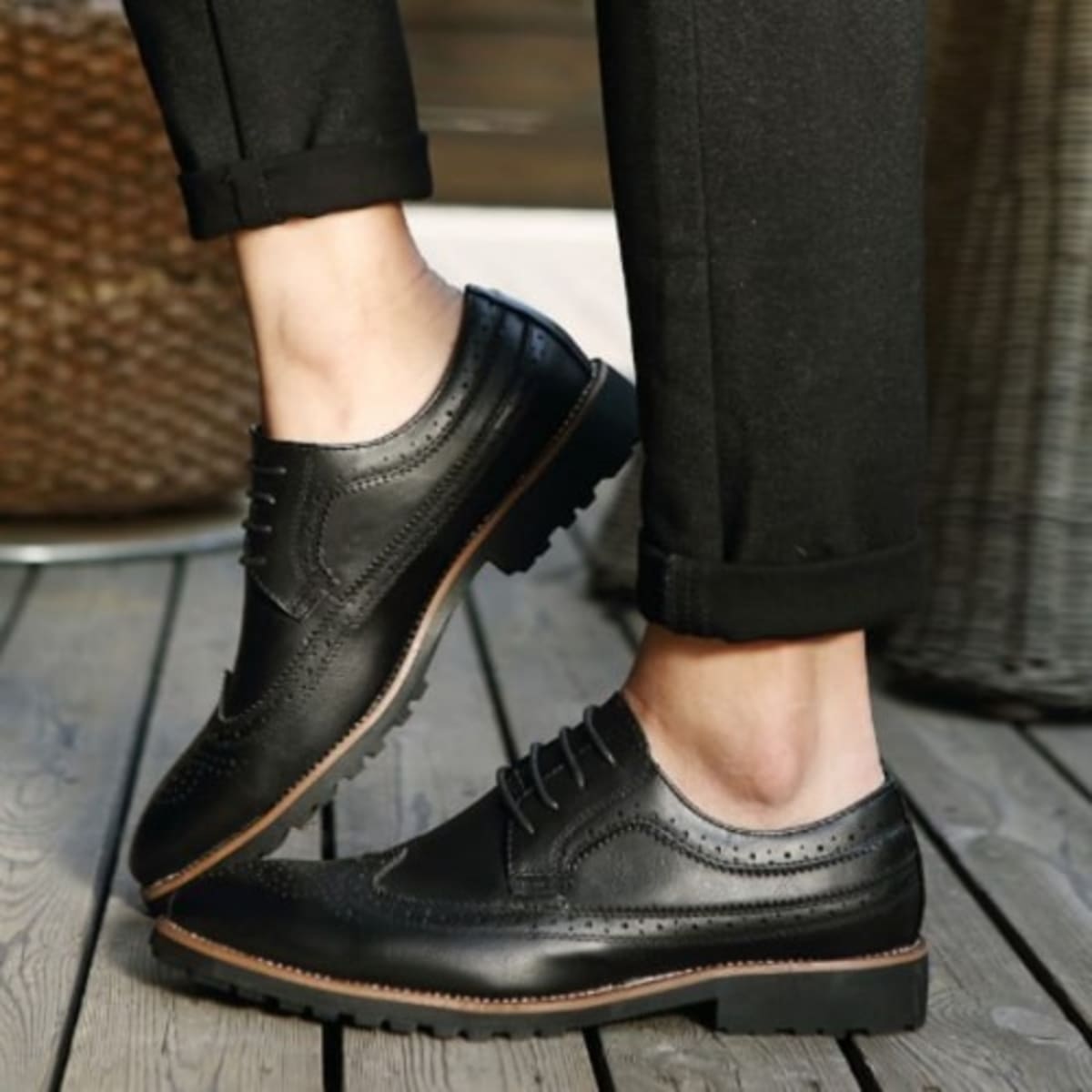 Simple Men s Formal Leather Shoes Konga Online Shopping