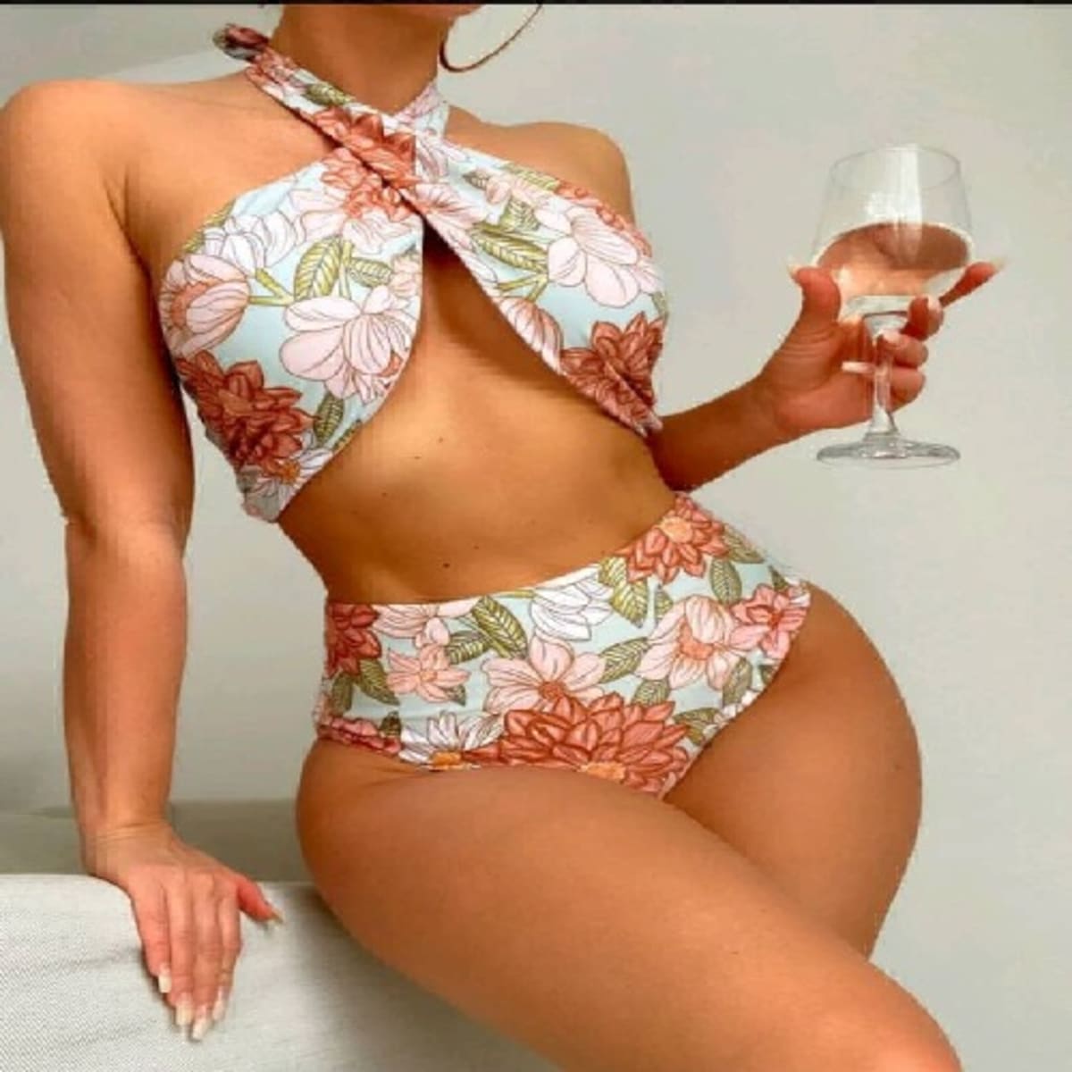 Floral Print Swimwear