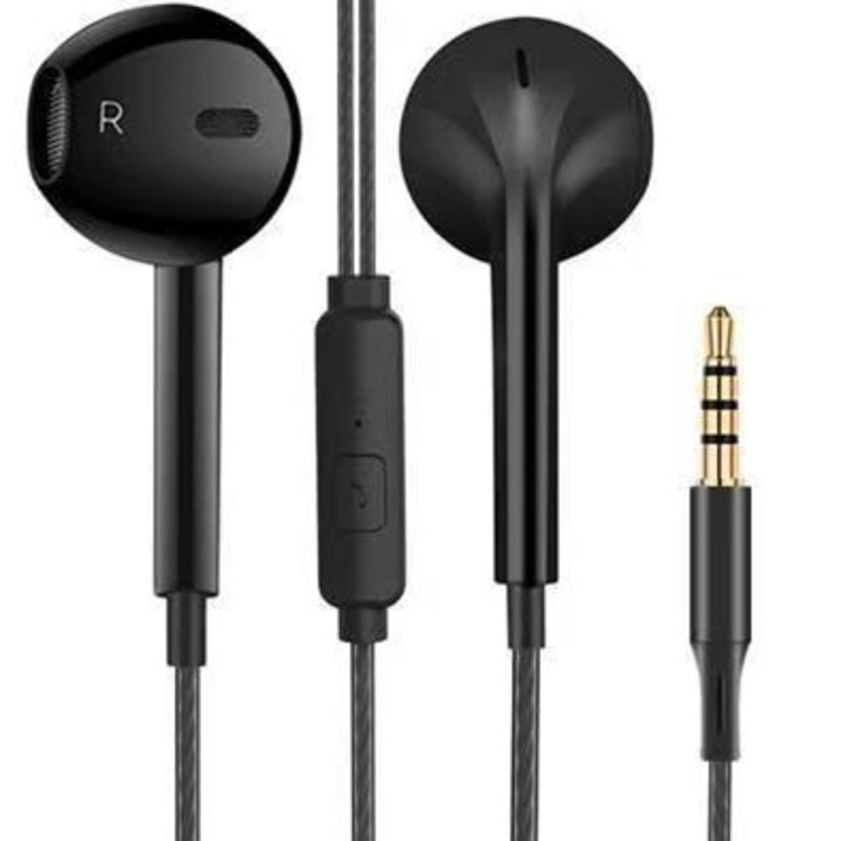 Non wireless top earphones