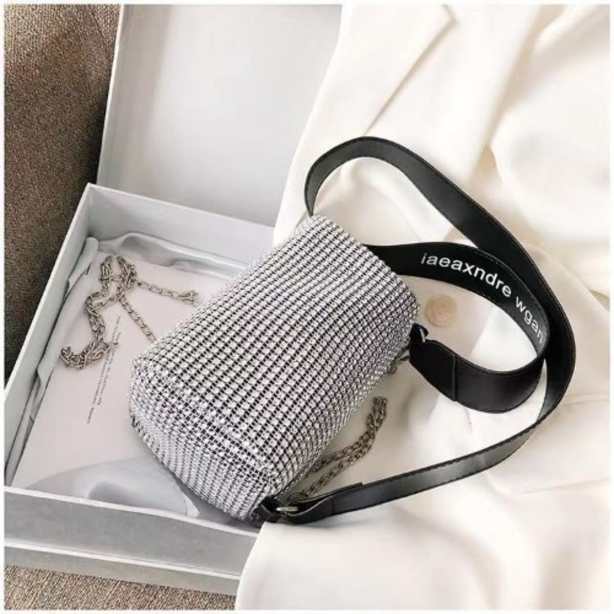 Ladies cheap silver bag