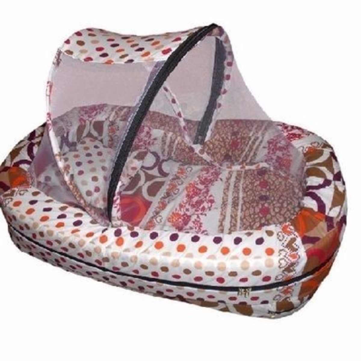 Baby Bed Crib with Net Multicolour Konga Online Shopping
