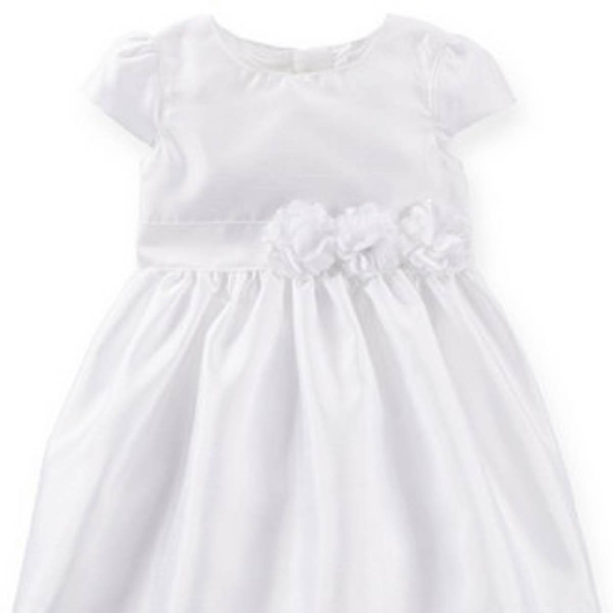 Baby dress white colour top