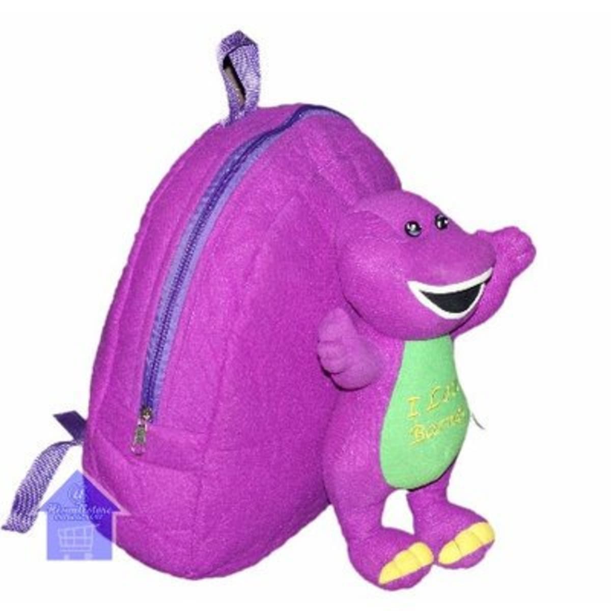 Barney Character School Bag