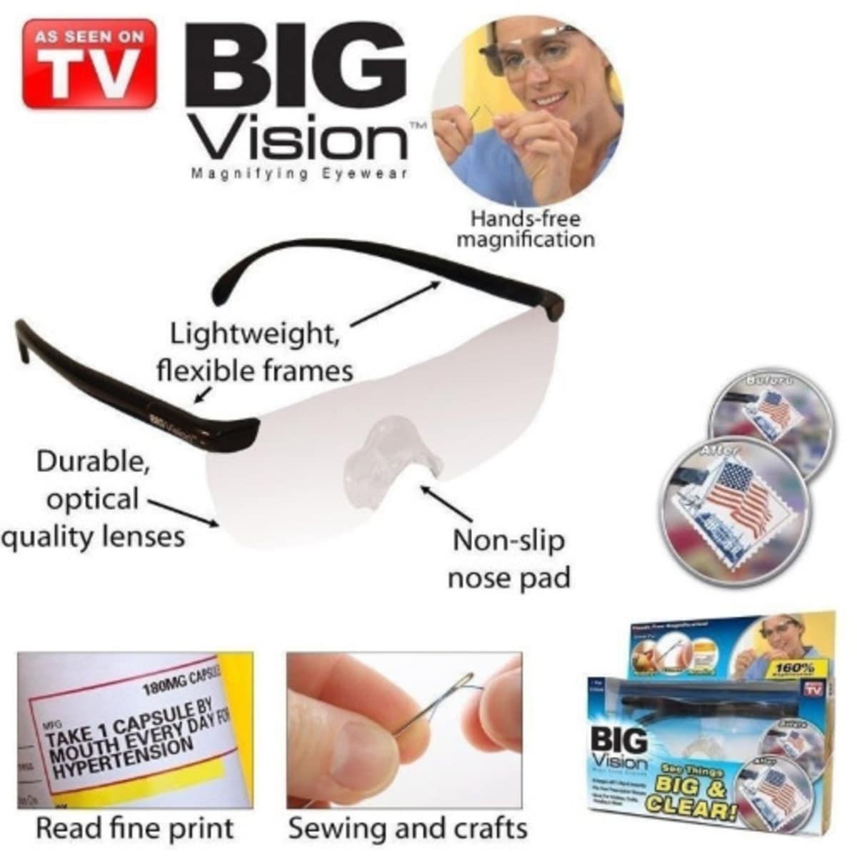 Big Vision Magnifying Eyewear Glasses Konga Online Shopping