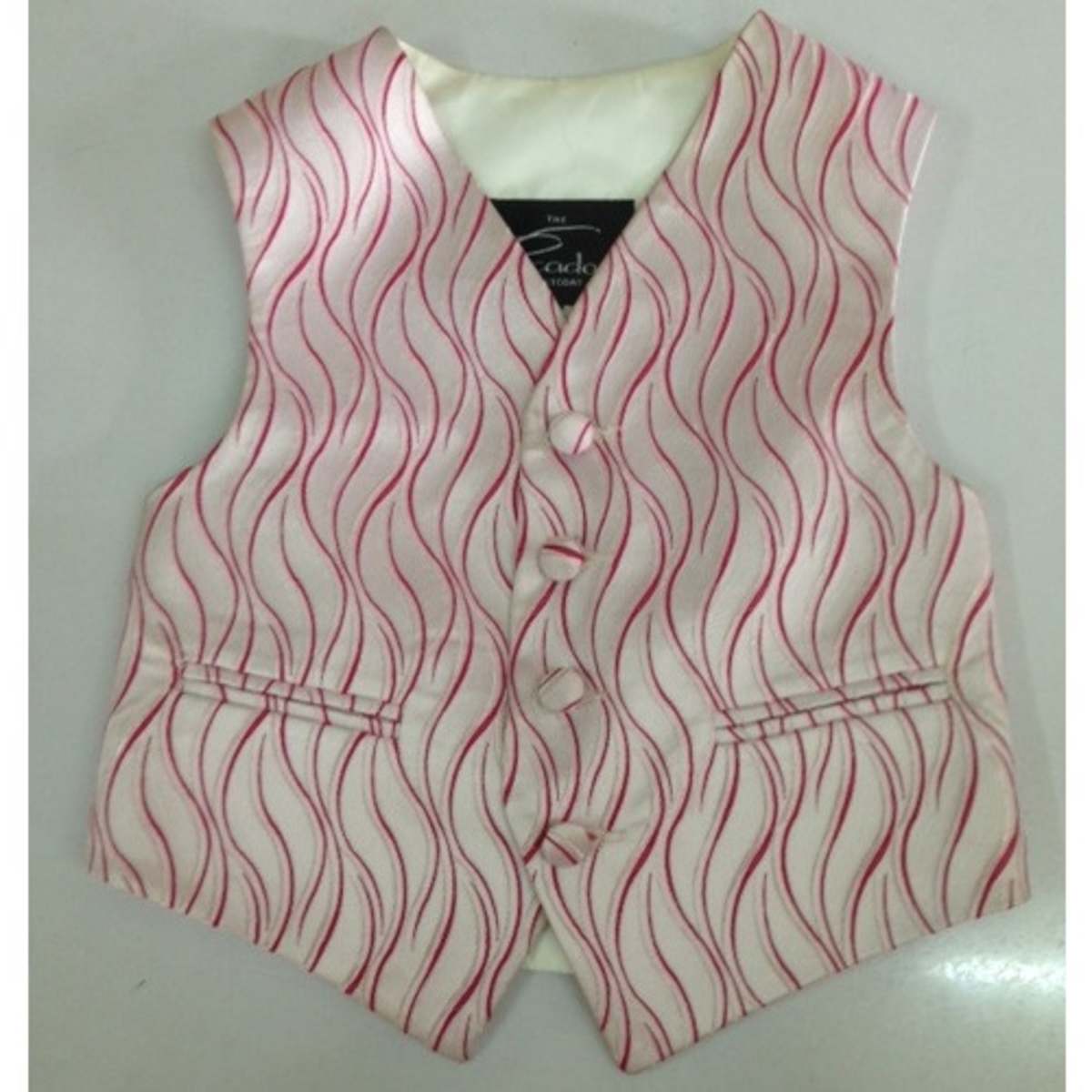 Piscador Boys Mix Wavy Line Waistcoat Pink Konga Online Shopping