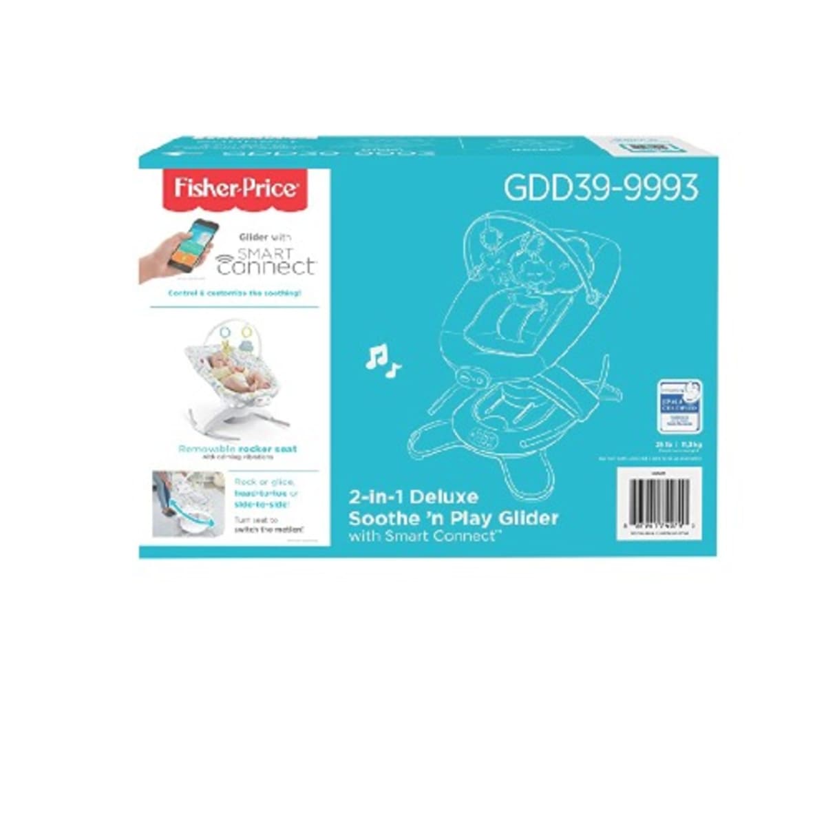 Deluxe rock n store play with smart connect