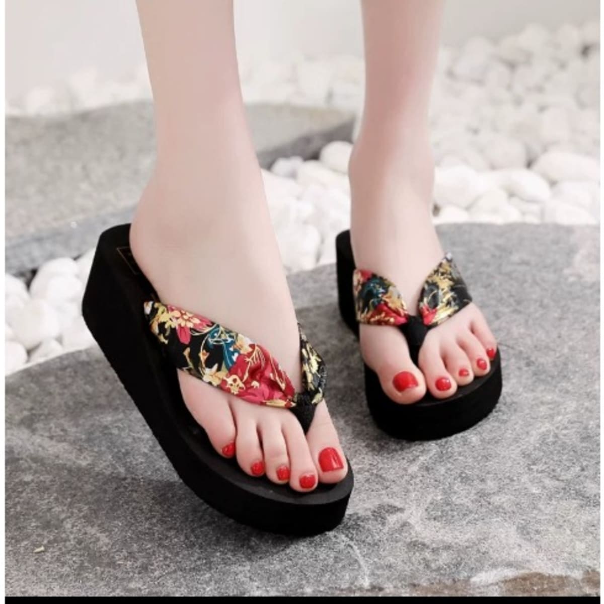 Wedge shop slippers womens