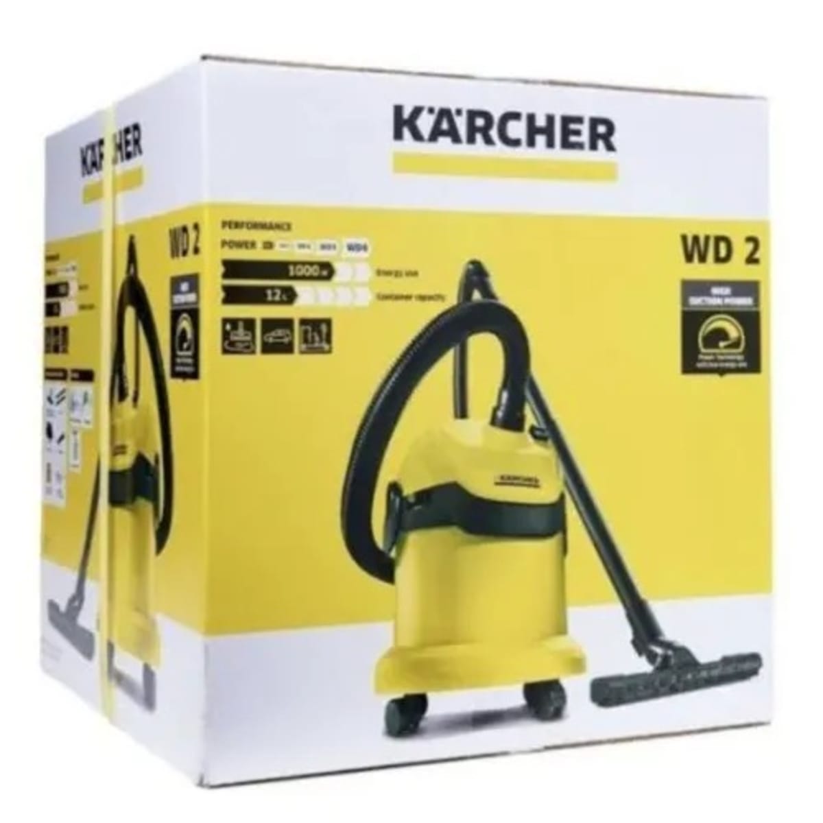 Karcher Wd2 Wet And Dry Vacuum Cleaner - 1000W