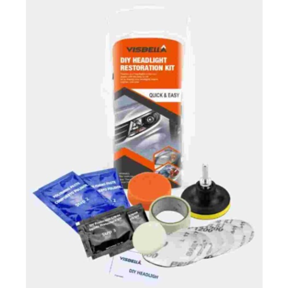 Headlight polishing kit - Repair kits DIY