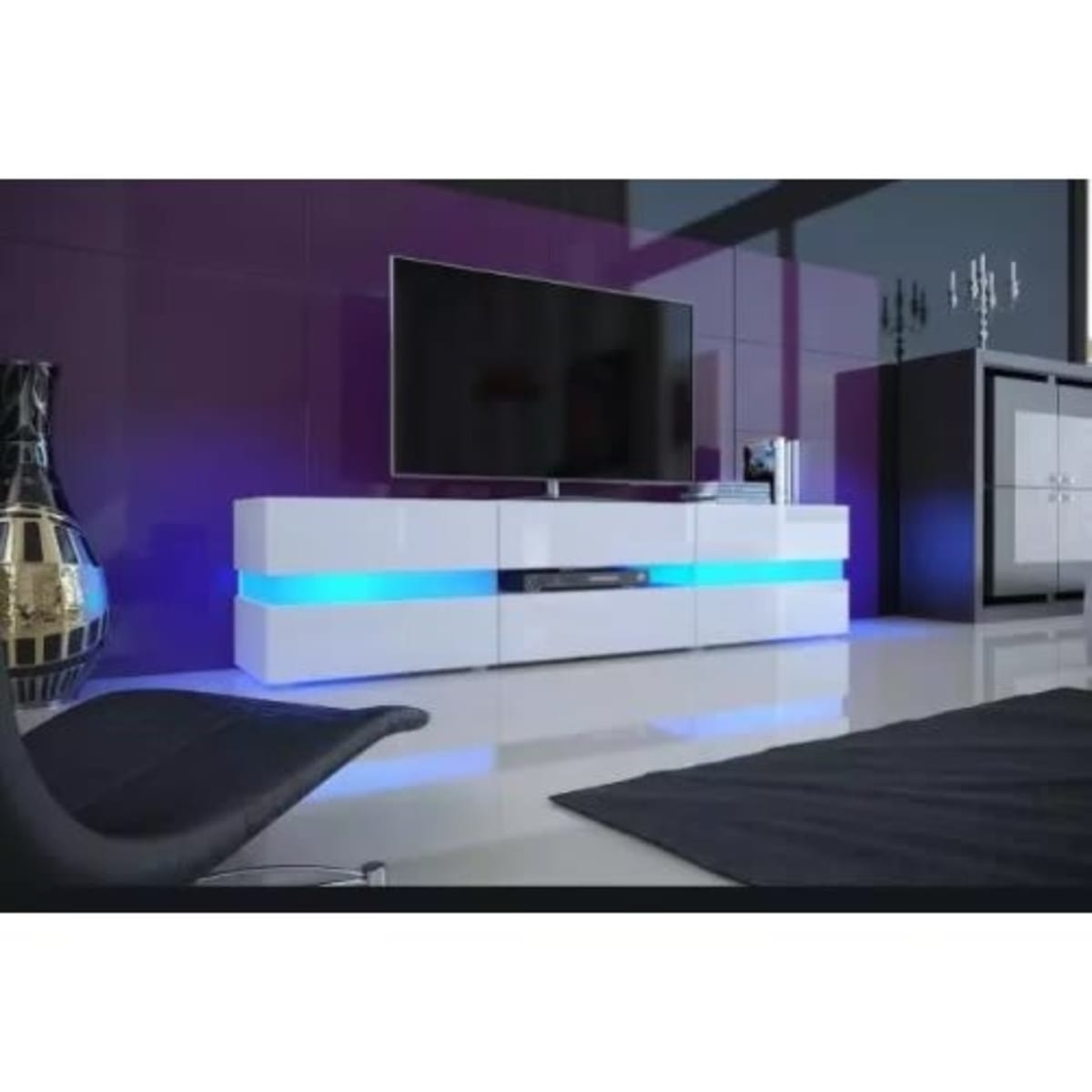 Tv light shop stand