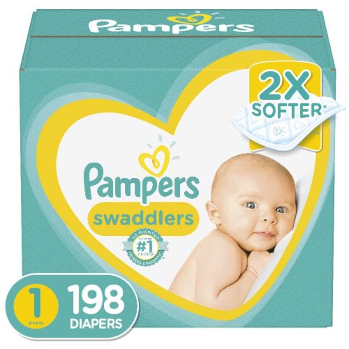 Pamper swaddlers sale size 1