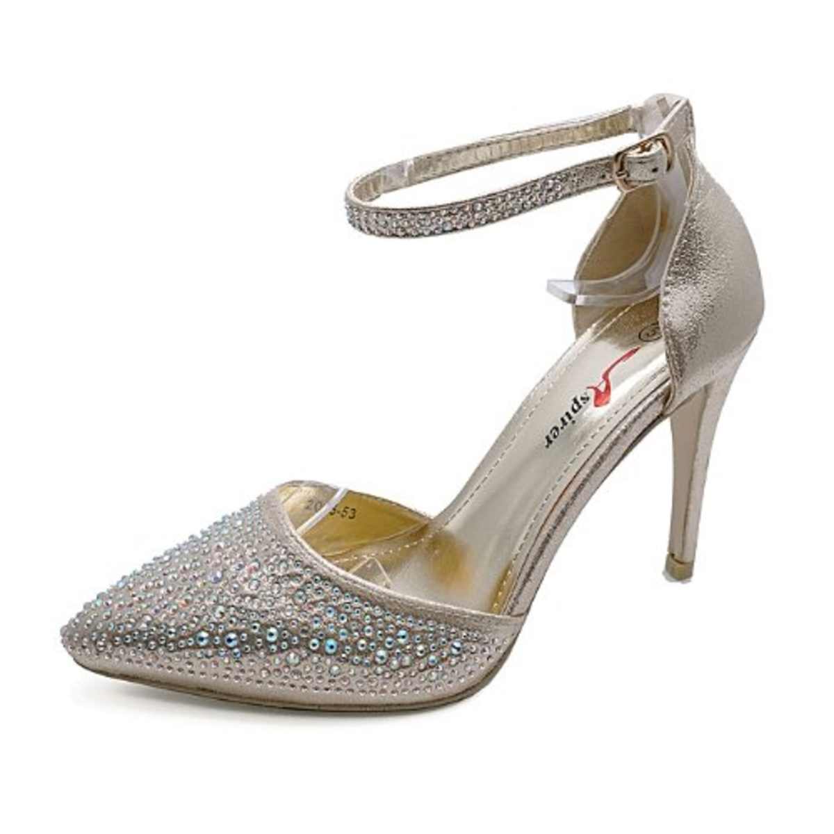 Aspire Women s Diamante Slip on Court Shoes Konga Online Shopping